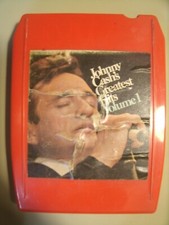 8 Track-Johnny Cash-Greatest Hits REFURBISHED  TESTED 