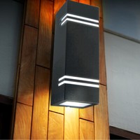 Design Wand Lampe Leuchte Strahler AußEn Bereich Veranda Beleuchtung Garten Hof