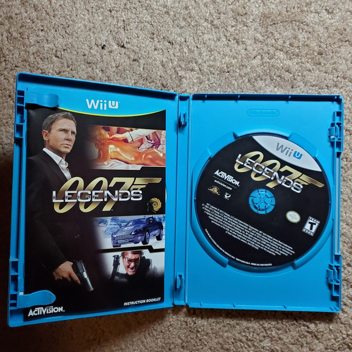 007 Legends Nintendo Wii U James Bond complete in box CIB