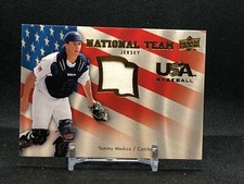 2008 Upper Deck Tommy Medica National Team USA Baseball G/U Jersey Card USA 