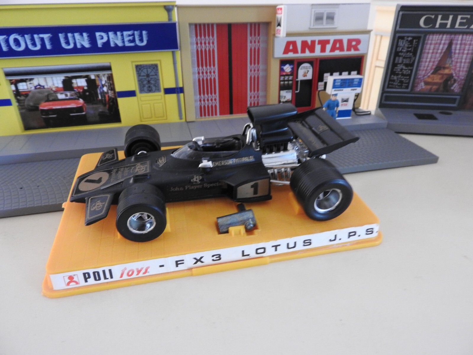 Lotus JPS F1 Politoys réplique de prestige miniature 1/32 pour vitrine