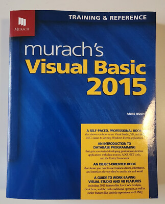 Murach's Visual Basic 2015 - Very Good Condition