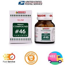 Bakson's Compound No. 46 Slim Tablets Homeopathic Formula 100 Tablets Free Ship
