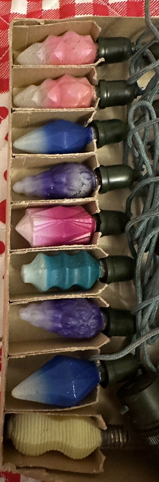 Set Of Vintage Christmas Lights eBay