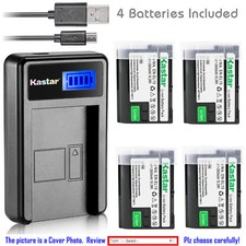 Kastar Battery LCD Charger for Nikon EN-EL15 Nikon D850 Nikon D7000 Nikon D7100