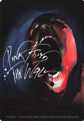 Pink Floyd The Wall Playing Card   Iconic Rock Art (2013)