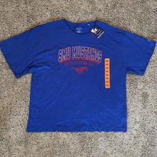 NEW Champion Southern Methodist SMU Mustangs Mens XXL 2XL T-Shirt NCAA