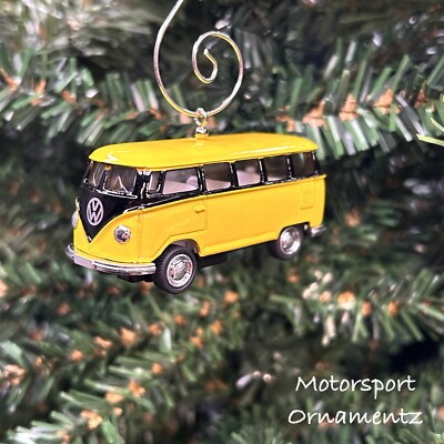 Volkswagen Bus Custom Christmas Ornament VW Samba Van Camper T1 Adorno 