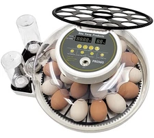 PRO 360 RITE FARM PRODUCTS 21 EGG CHICKEN INCUBATOR & HATCHER & 2 TURNER TRAYS