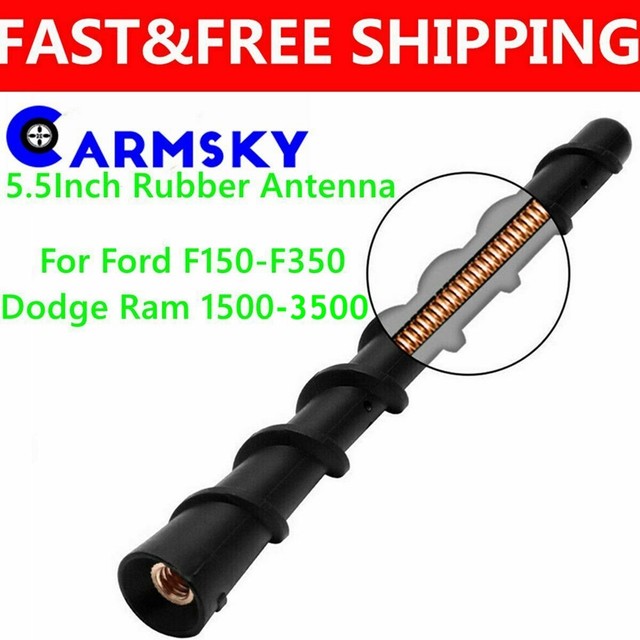 5.5" Radio Antenna For 20092019 Ford F150F350 Raptor Dodge Ram1500