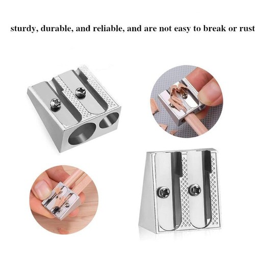 8 Pcs Pencil Sharpeners Metal Lip Liner Sharpener Mini Pencil Sharpeners Meta... - Picture 3 of 8