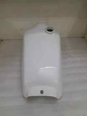Yamaha XT 250 3Y3 4Y1 White Painted Steel Petrol Fuel Tank 1980