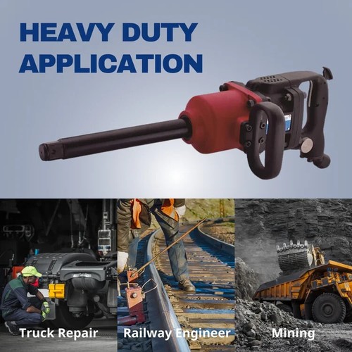 1" Impact Wrench 8" Anvil 2500 ft-lb Soartec Heavy Duty & Light Weight - Picture 5 of 5