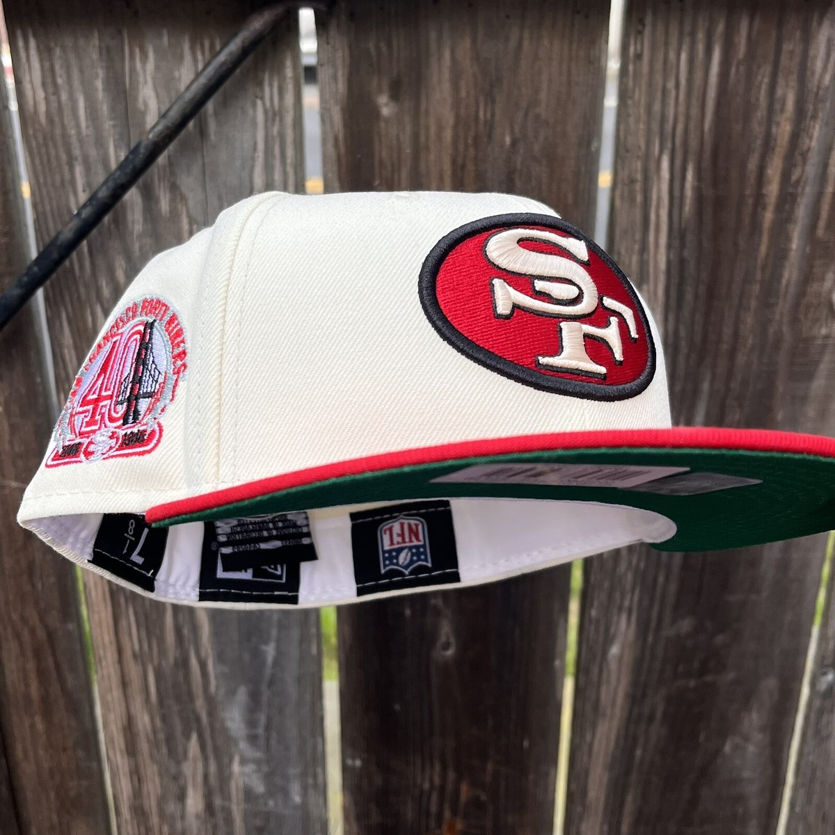 キャップ NewEra 59FIFTY San Francisco 49ers 7 3/8 NFL Sideline 2025 San Francisco 49ers Red Retro Crown