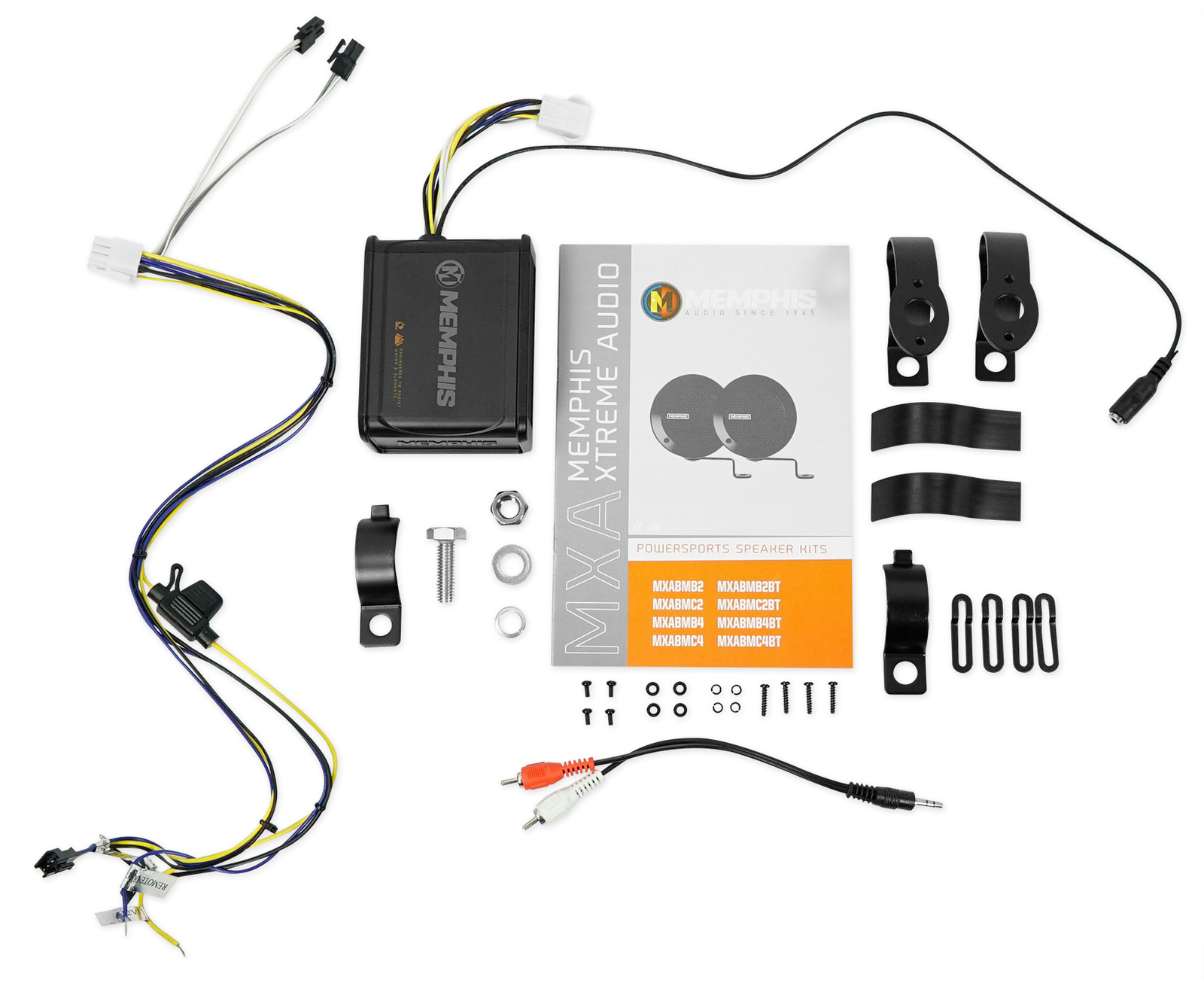 Мотоциклетная аудиосистема Memphis Audio с динамиками на руле для Honda CB125E