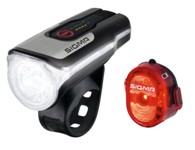 Sigma Aura 80 Set 17850 Fahrradlampe LED Fahrradleuchte Fahrradlicht Rücklicht