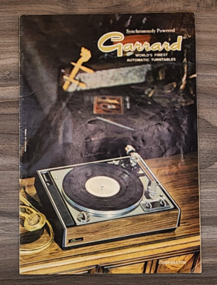 Vintage 1967 Garrard Synchro Lab Automatic Turntable Catalog