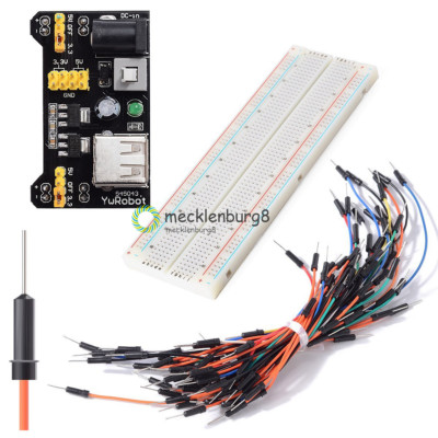 MB-102 Solderless Breadboard Protoboard 830 Tie Points 2 buses Test Circuit New