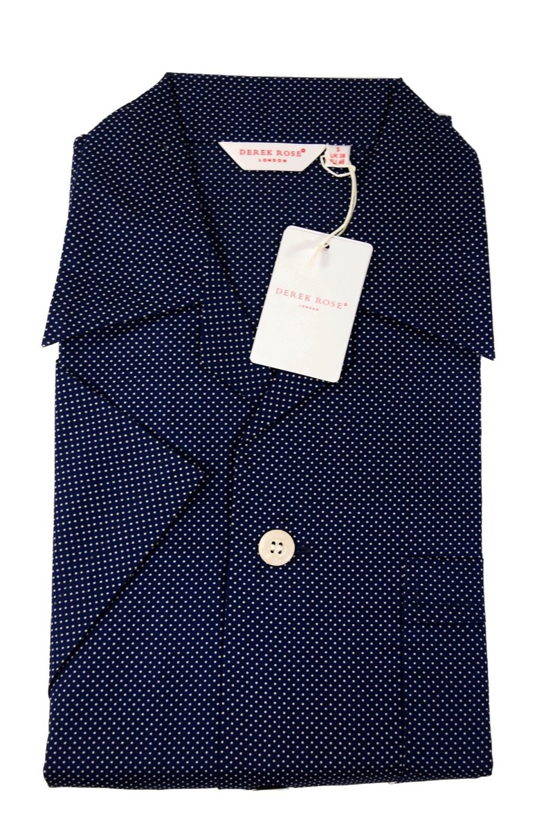 Pigiama Lungo Pigiami Derek Rose DEREK ROSE Pigiama Da UOMO Corto