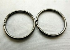 2cm 20mm Lug Connector Metal Split O-Rings hoop ring for camera strap gun black