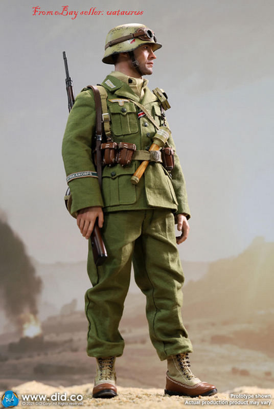 Perfect Did 1/6 D80152 Ww2 German Africa Corps Wh Infantry – Burk