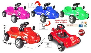 macchinina a pedali per bambini