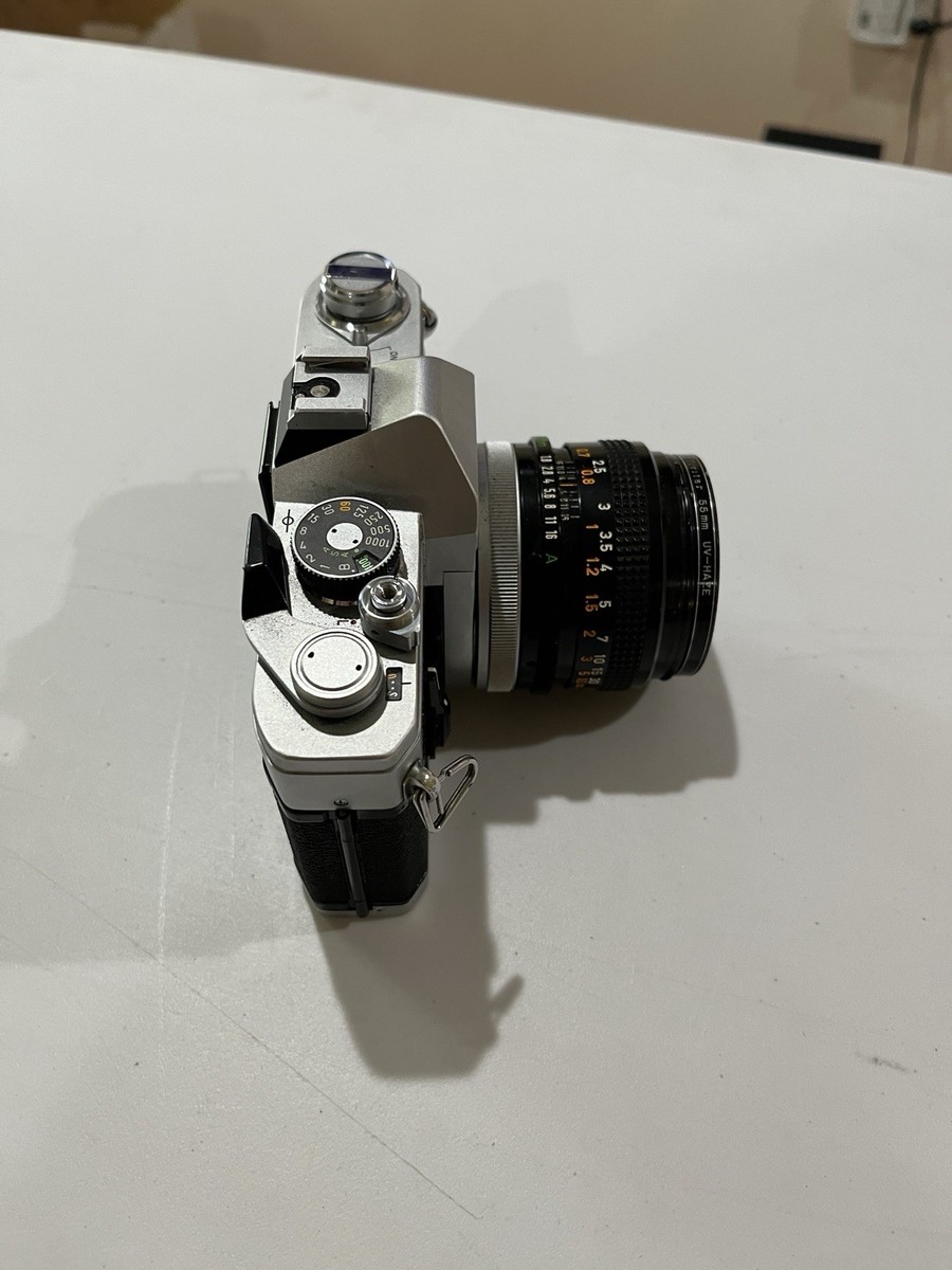 Excellent+5] Canon FTb QL Black 35mm SLR Film Camera w/ FL 50mm F2