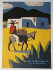 1960s Vintage Fred Harvey Service Santa Fe Beverage Drink Menu Restaurant Menu — photo 1