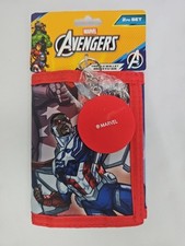 Marvel Avengers Trifold ID Wallet Boys One Size Captain America Keychain🥇