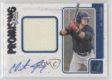 2017 Panini Donruss Promising Pros Materials Signatures Clint Frazier Auto rs2