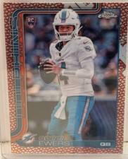 2025 Topps Chrome Quinn Ewers Pigskin Refractor SP Rookie RC