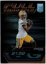 2024 Donruss Elite #12 Jayden Reed Full Throttle Orange #/99