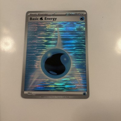 2025 Pokémon TCG SV White Flare - Water Energy #19 Holo