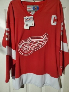 Maillot Hockey Mitchell & Ness Nicklas Lidstrom Detroit Red Wings 2002 Stanley Cup - Taille XL