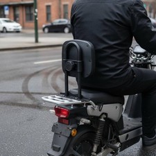 Adjustable Scooter Backrest Pad Comfortable Vehicle Accessory for Passengers