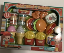 Gourmet Play Let's Grab Dinner Quick Bite Delights 18 Piece Playset