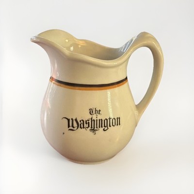 The Washington Hotel Vintage Ceramic Pitcher