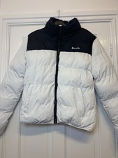 Bench Women’s Black And White Puffer Coat Size 12 Excellent Condition