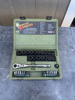 #ad Matco Tools USA RL100 Special Forces Pass Through Set Chrome Ratchet BLPF9 $189.99