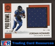 2017 Panini Encased #21 Jordan Howard Pro Bowl Jumbo Jerseys #/49