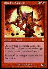 Bloodfire Colossus - Light Play MTG Apocalypse