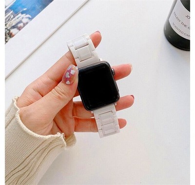 Ceramic Link Bracelet Band for Apple Watch 10 9 8 7 SE Ultra 2 42/44/45/46/49mm