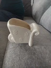 Vintage Shawnee Pottery Wheelbarrow Planter Garden Cart USA