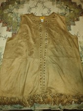 (two-2) Ruby Rd Faux Suede Vests XL