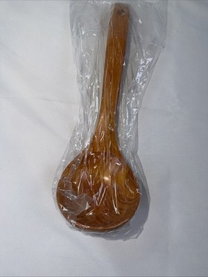 Wooden ladle, smooth surface, waterproof coating, made from wood