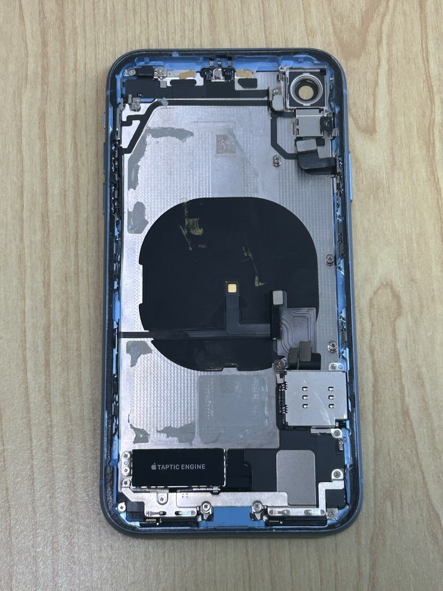 iPhone XR Housing Back Replacement Blue With Small Parts OEM Grade