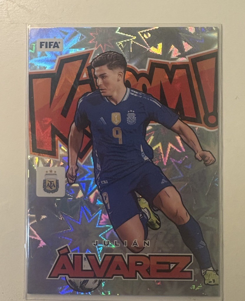 Julian Alvarez 2024-25 Panini Donruss FIFA Kaboom! #7 Argentina SSP