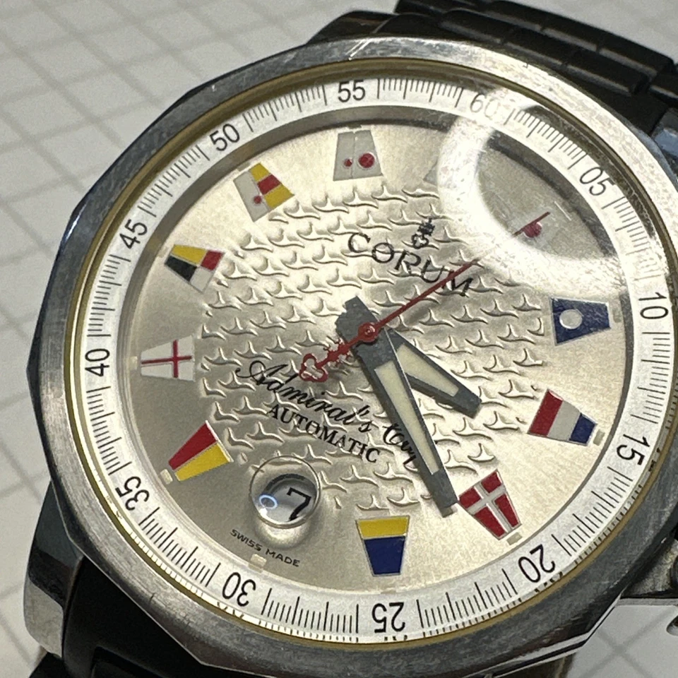 CORUM Admirals Cup Trophy 41 082.830.20 Stainless Steel Swiss Watch 100M - Image 2 of 4