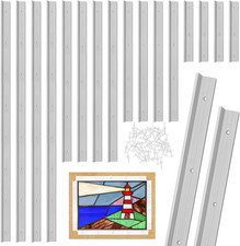 Layout Block System for Stained Glass Panels 12" 8" 6" 3" Pack of 16 Layout Bloc