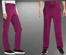 Scrubstar Core Essentials Unisex size 3XL Scrub Pants w/ Drawstring Tie WINE